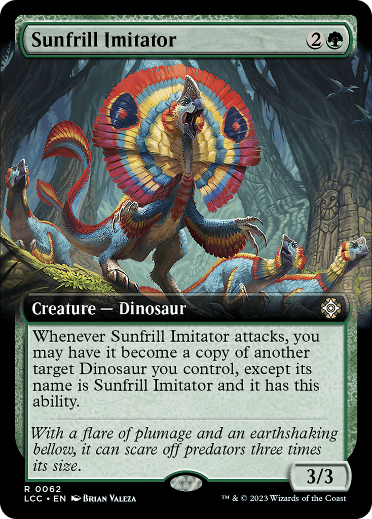 Sunfrill Imitator (Extended Art) [The Lost Caverns of Ixalan Commander Sunfrill Imitator (Extended Art) [The Lost Caverns of Ixalan Commander