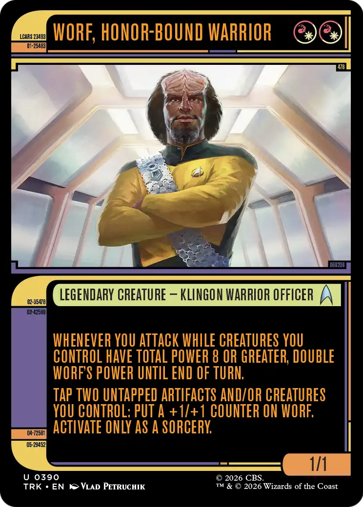 Worf, Honor-Bound Warrior (Showcase) (0390) [Star Trek]