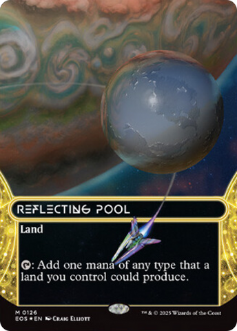 Reflecting Pool (0126) (Borderless) (Galaxy Foil) [Edge of Eternities: Stellar Sights]