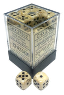 Chessex 12mm d6 Marble Dice Block (36 Dice)