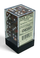 Chessex 16mm Festive Dice Block (12 Dice)
