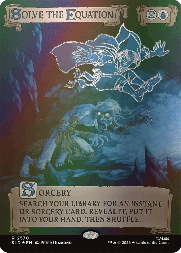 Solve the Equation (2570) (Out Of Sight Foil) [Secret Lair Drop Series]