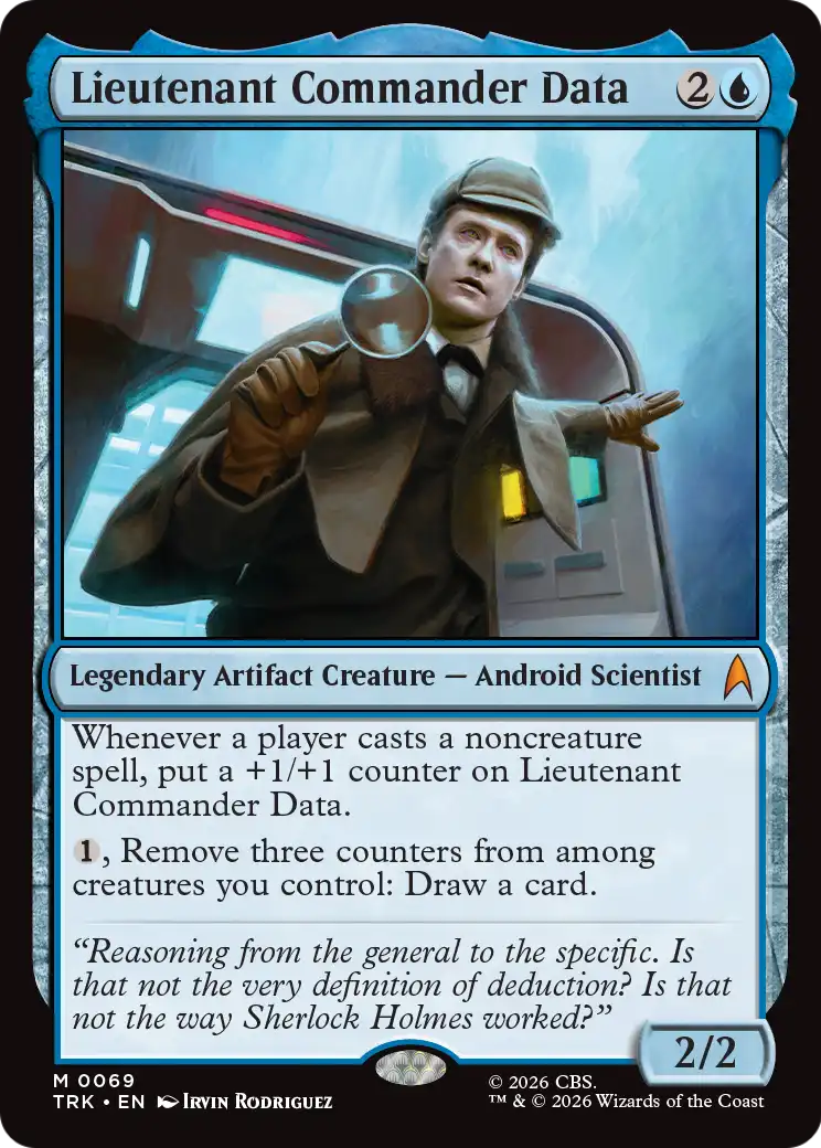 Lieutenant Commander Data [Star Trek]