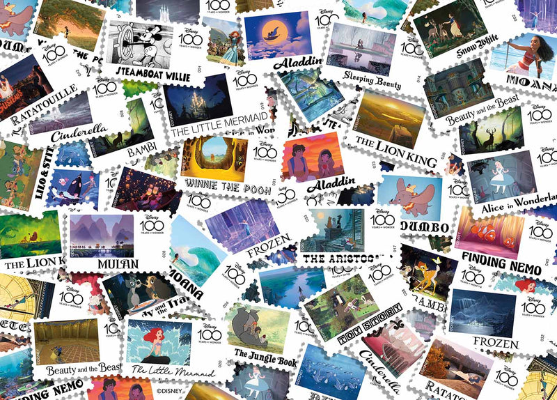 1000 Piece Puzzle - Disney Stamps