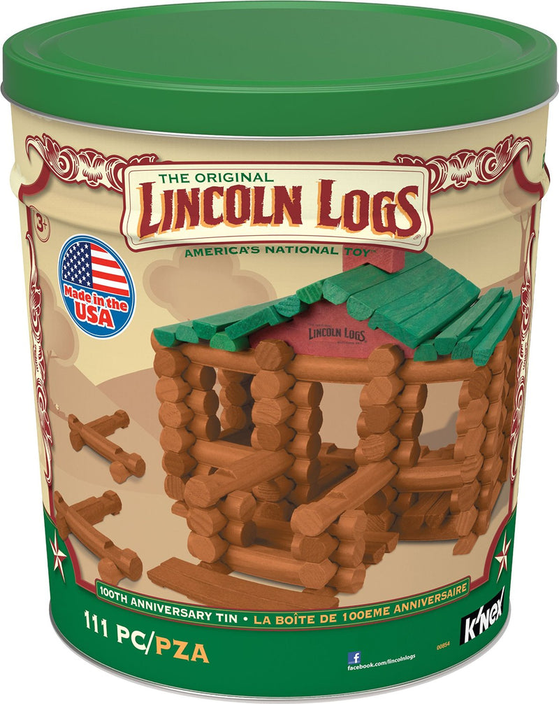 Lincoln Logs: 100th Anniversary Tin