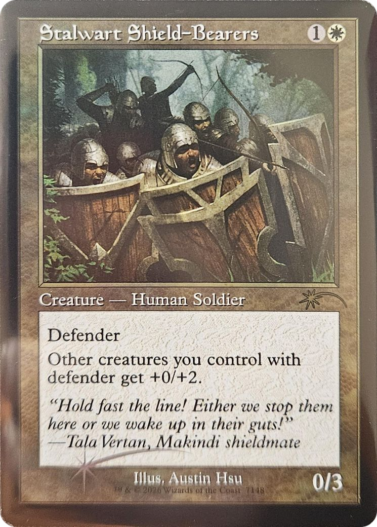Stalwart Shield-Bearers (Retro Frame) [Secret Lair Drop Series]