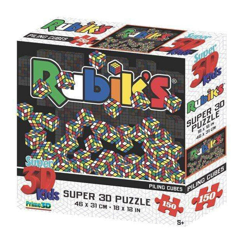 3D: Rubik's Piling Cubes Puzzle