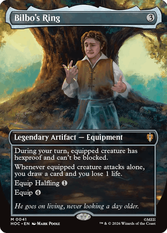 Bilbo's Ring (Borderless) (Surge Foil) [The Hobbit: Eternal-Legal]