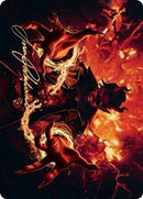 Tibalt's Trickery Art Card (Gold-Stamped Signature) [Kaldheim Art Series]