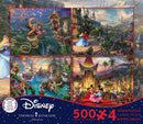 4 in 1, 500 PC Thomas Kinkade: Disney Collection