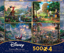 4 in 1, 500 PC Thomas Kinkade: Disney Collection