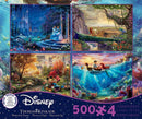 4 in 1, 500 PC Thomas Kinkade: Disney Collection