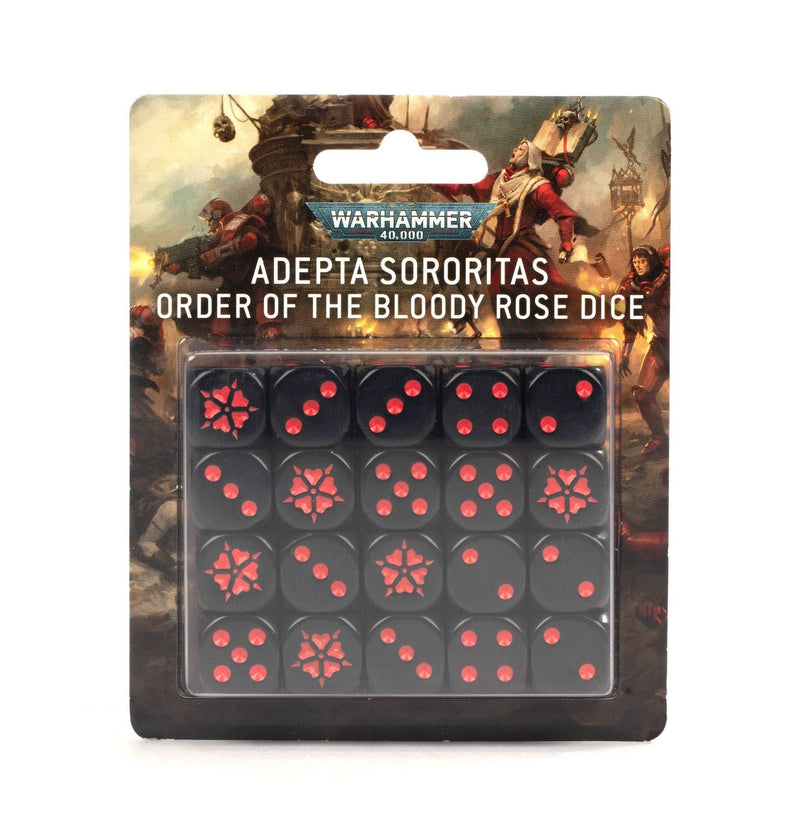 40k Adepta Sororitas Dice Set: Order of the Bloody Rose