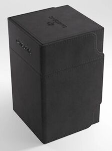 Gamegenic Watchtower (Black) - Holds 100+ Double Sleeved Cards