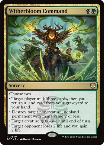 Witherbloom Command [Secrets of Strixhaven Commander]