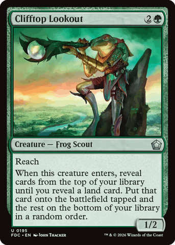 Clifftop Lookout [Foundations Commander]