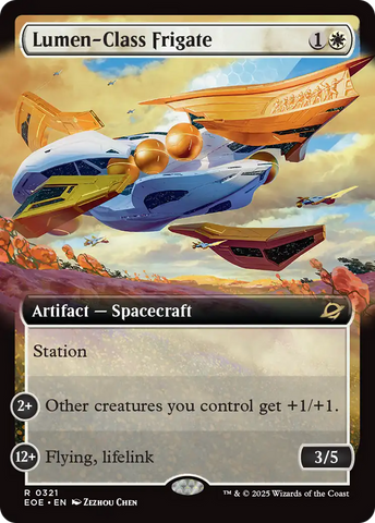 Lumen-Class Frigate (Extended Art) [Edge of Eternities]