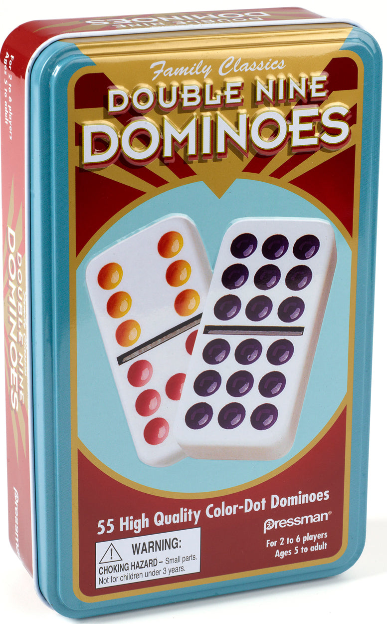 Double Nine Color Dot Dominoes