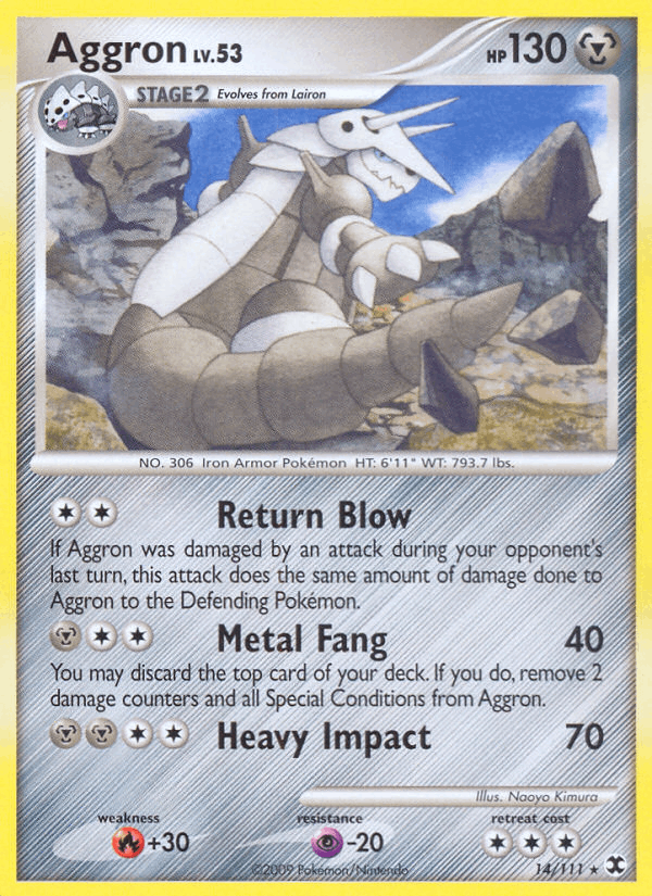 Aggron (14/111) [Platinum: Rising Rivals]