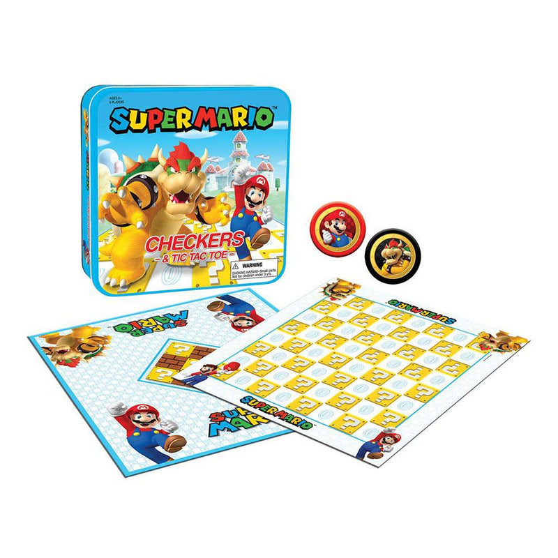 Super Mario: Checkers & Tic-Tac-Toe