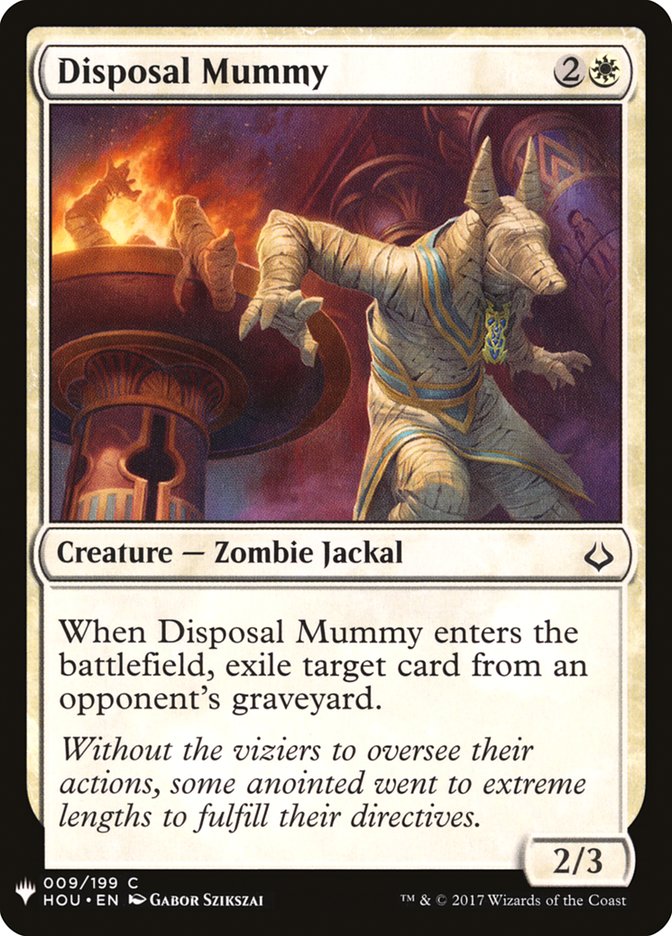 Disposal Mummy [Mystery Booster]
