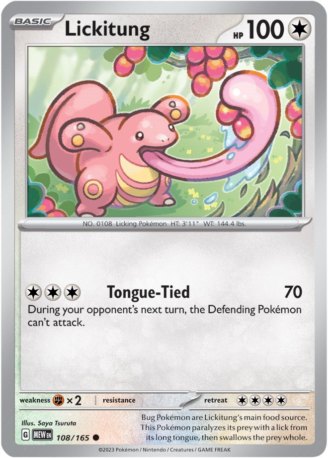 Lickitung (108/165) [Scarlet & Violet 151]