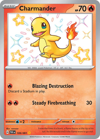 Graded: Charmander (109/091) [Scarlet & Violet: Paldean Fates]