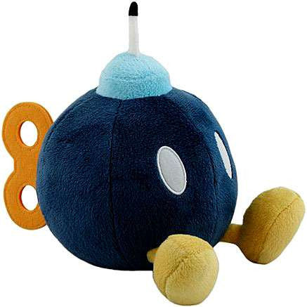 Super Mario Plush: Bob Omb 6"