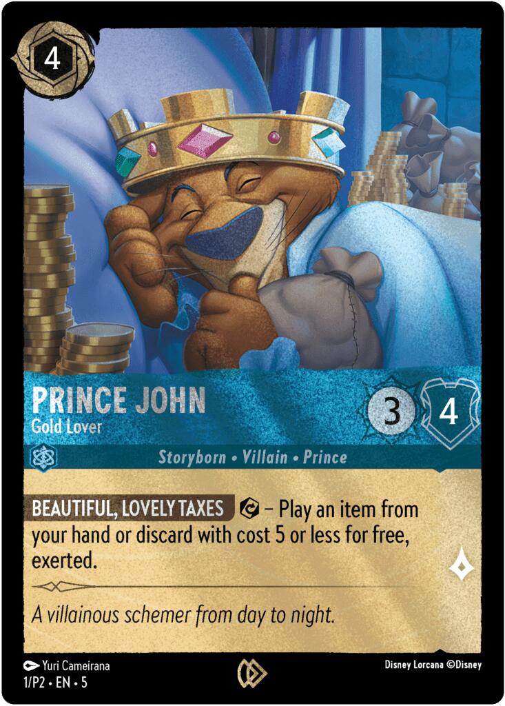 Prince John - Gold Lover (1) [Promo Cards]