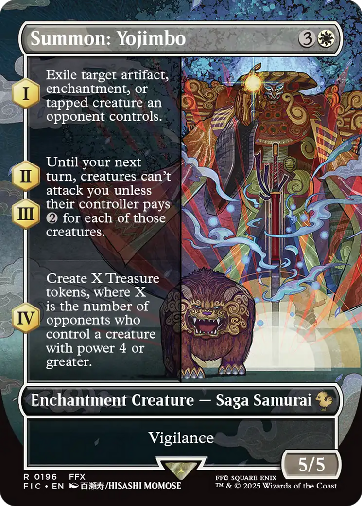Summon: Yojimbo (Borderless) [FINAL FANTASY Commander]