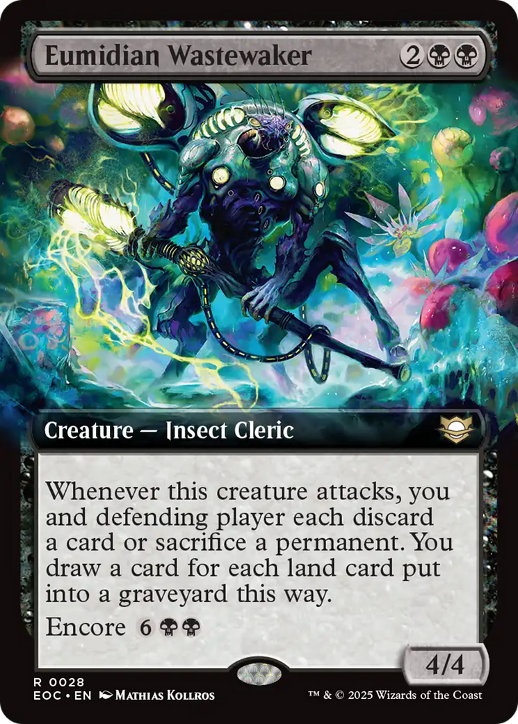 Eumidian Wastewaker (Extended Art) [Edge of Eternities Commander]