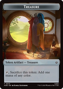 Human Soldier // Treasure (0013) Double-Sided Token [The Hobbit Tokens]