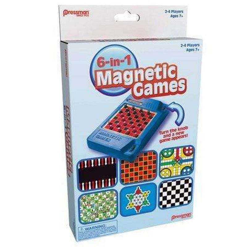 6-in-1 Travel Magnetic Games