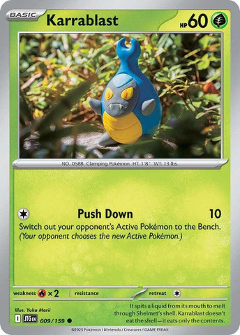 Karrablast (009/159) [Scarlet & Violet: Journey Together]
