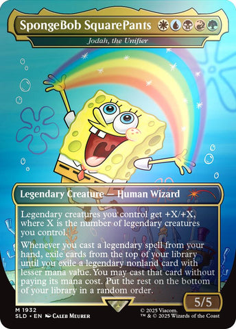 SpongeBob SquarePants - Jodah, the Unifier (Rainbow Foil) [Secret Lair Drop Series]