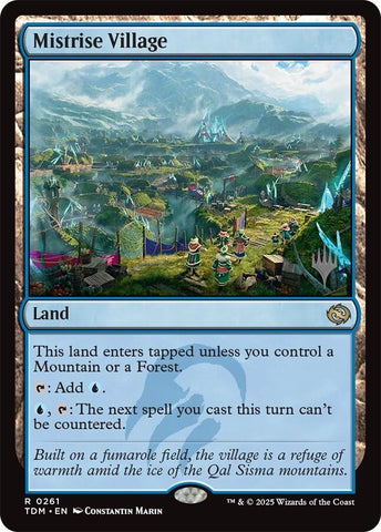 Mistrise Village (Promo Pack) [Tarkir: Dragonstorm Promos]
