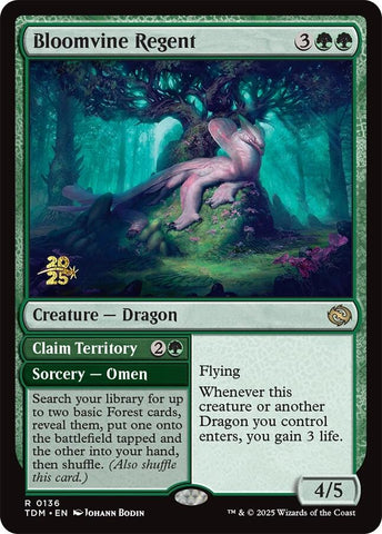 Bloomvine Regent [Tarkir: Dragonstorm Prerelease Promos]