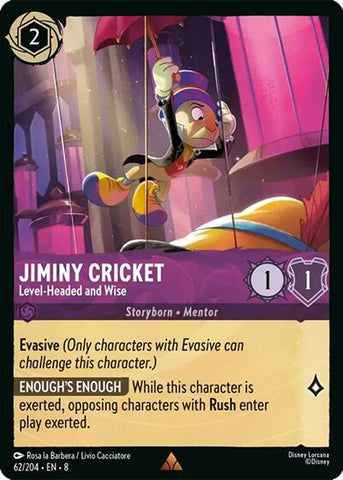 Jiminiy Cricket - Level-Headed and Wise (62/204) [Reign of Jafar]