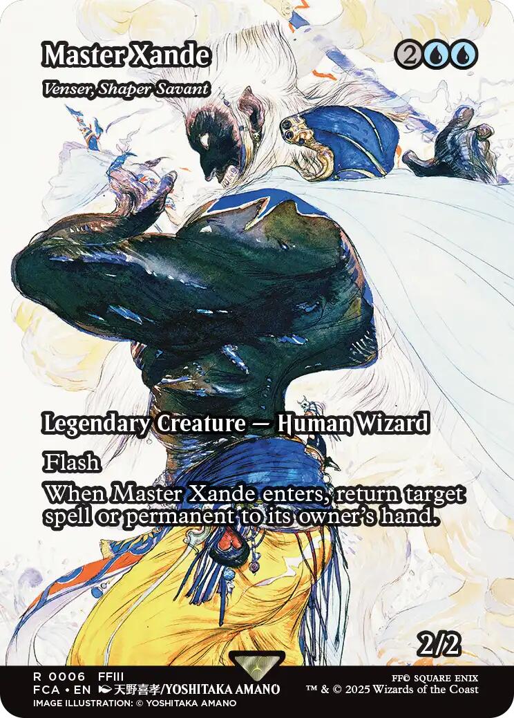 Master Xande - Venser, Shaper Savant (Showcase) [FINAL FANTASY : Through the Ages]
