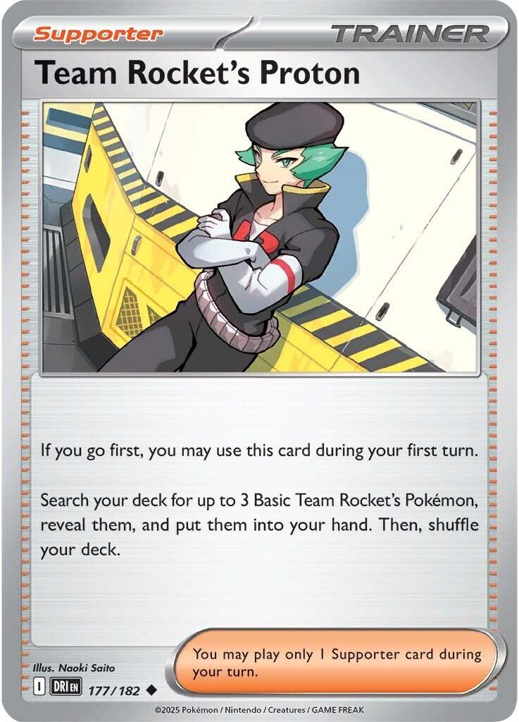 Team Rocket's Proton (177/182) [Scarlet & Violet: Destined Rivals]