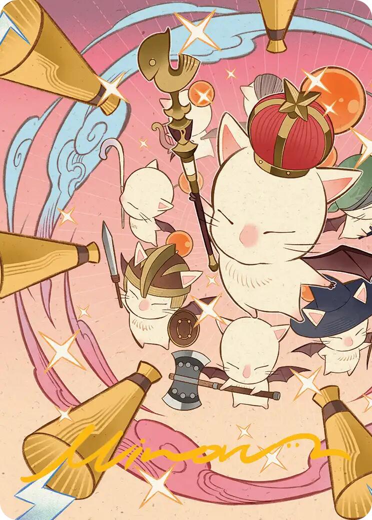 Summon: Good King Mog XII Art Card (Gold-Stamped Signature) [FINAL FANTASY Art Series]