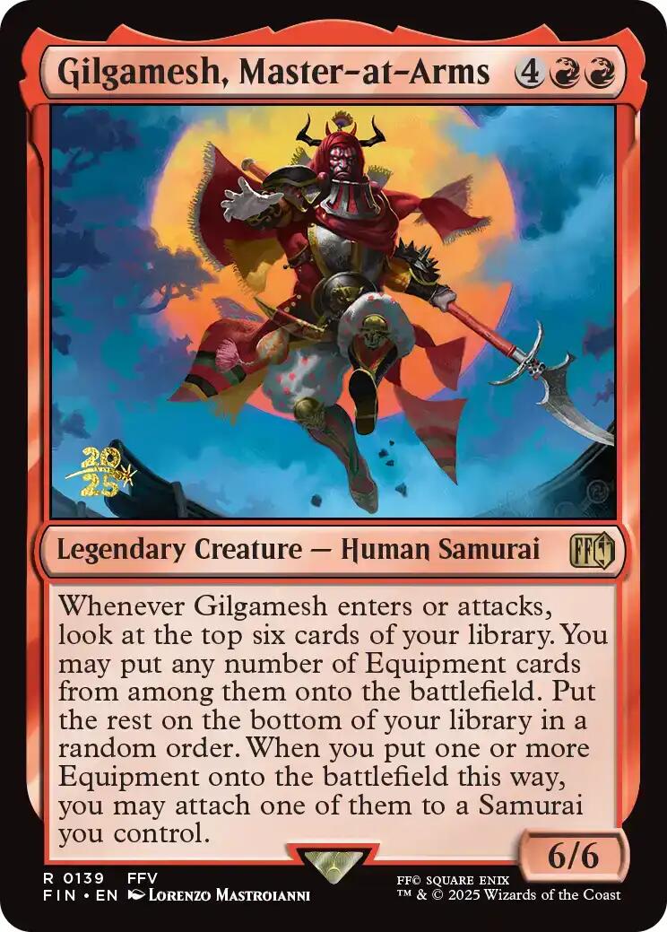 Gilgamesh, Master-at-Arms [FINAL FANTASY Prerelease Promo]