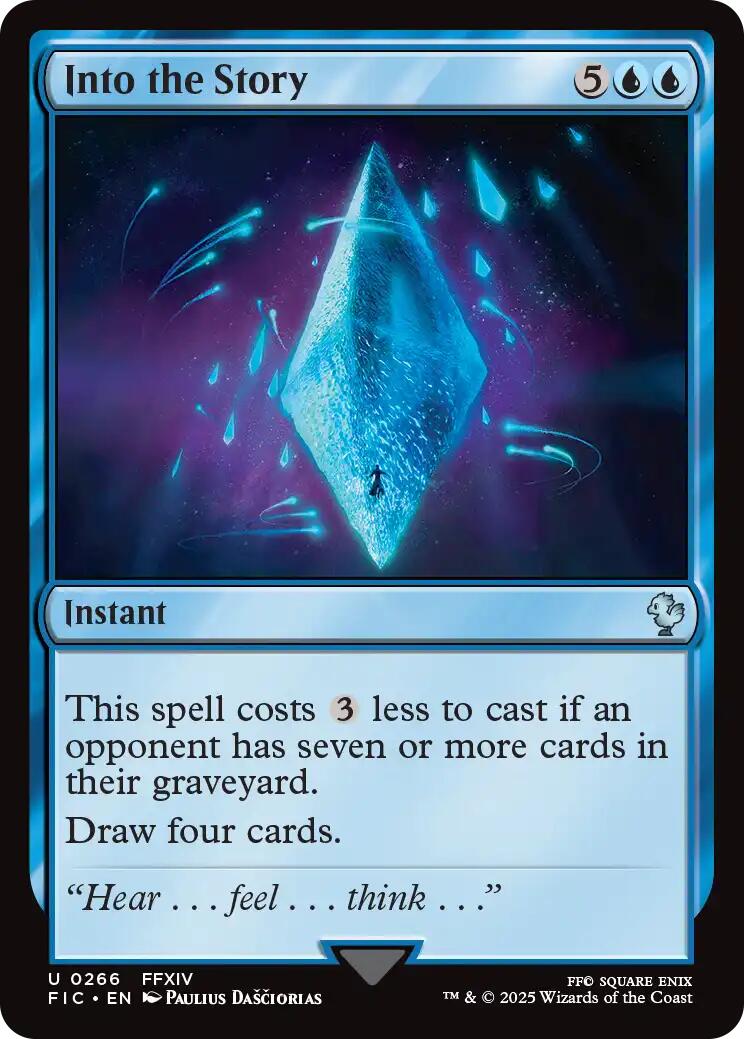 Into the Story (Surge Foil) [FINAL FANTASY Commander]