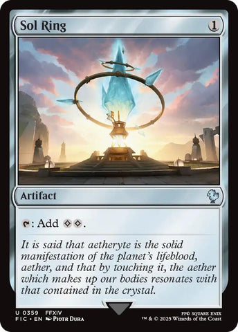Sol Ring (0359) (Surge Foil) [FINAL FANTASY Commander]