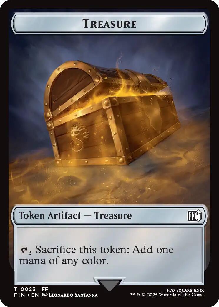 Hero (0008) // Treasure Double-Sided Token [FINAL FANTASY Tokens]