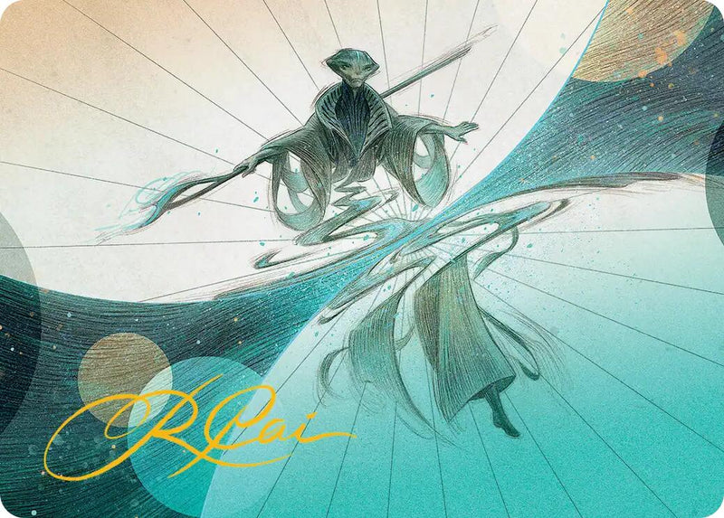 Weftwalking Art Card (Gold-Stamped Signature) [Edge of Eternities Art Series]