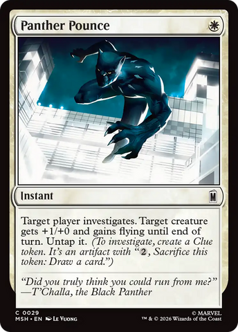Panther Pounce [Marvel Super Heroes]