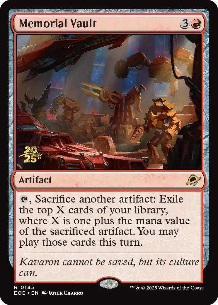 Memorial Vault [Edge of Eternities Prerelease Promos]