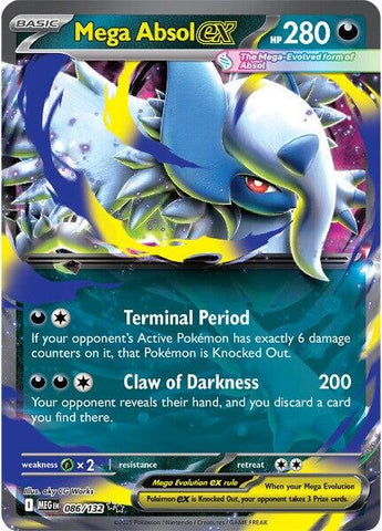Mega Absol ex (086/132) [Mega Evolution: Base Set]