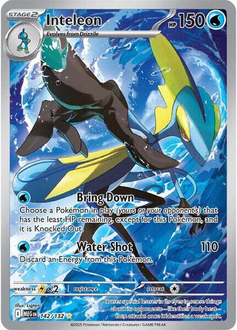 Inteleon (142/132) [Mega Evolution: Base Set]